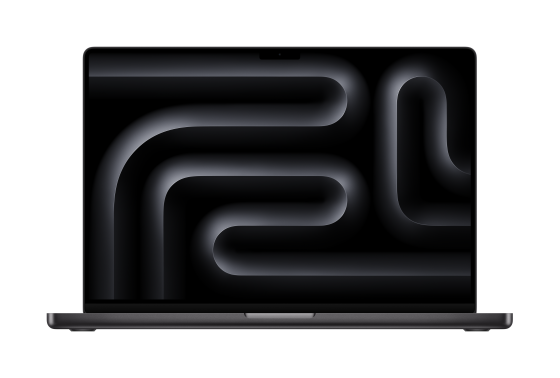 MacBook Pro 16-inch Space Black front view